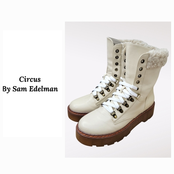 Circus By Sam Edelman Sanders 2 Platform lug sole Boot size 8 - Picture 1 of 12